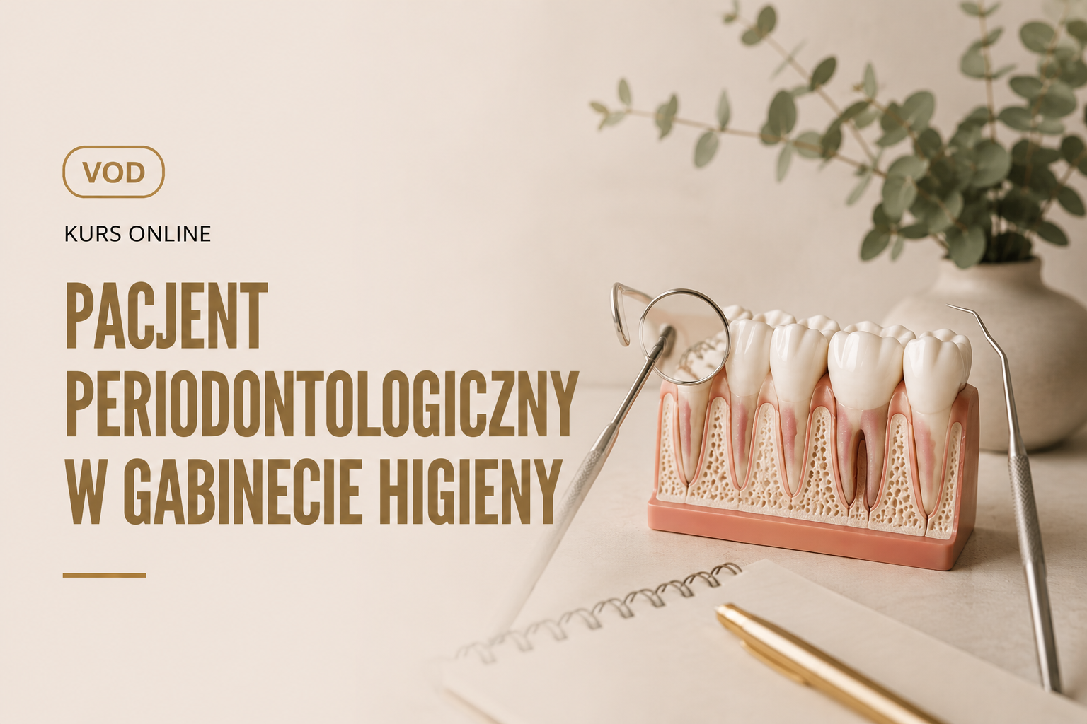 Pacjent periodontologiczny w gabinecie higieny